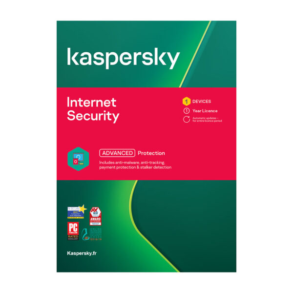 Kaspersky Internet Security 2022 (1 Poste/1 An) (B076D1YSD4)