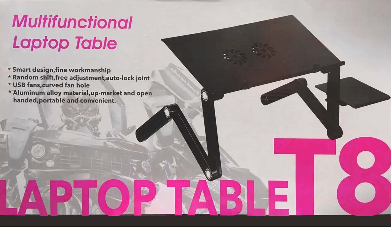 Hunputa Laptop Table T8 Aluminum DeskStandTable | LP22-T8