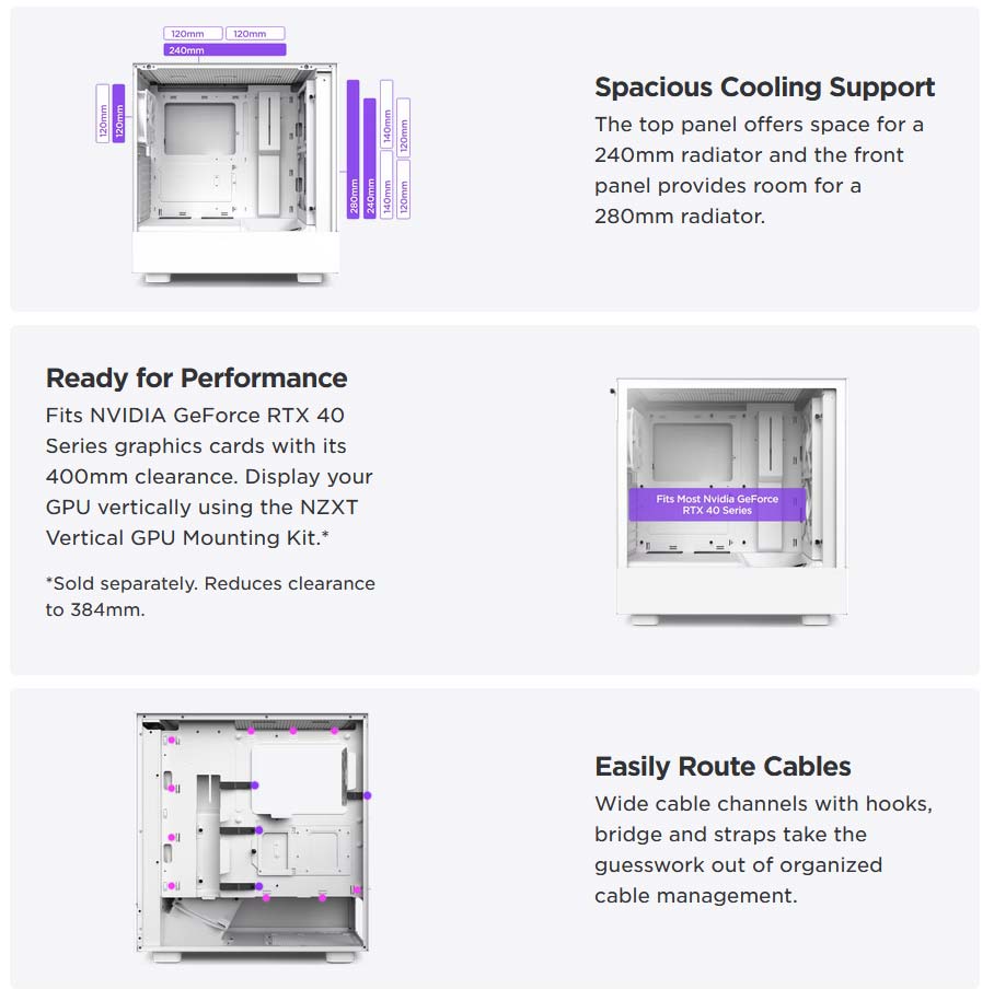 PC Gamer NZXT H5 Flow Sonic B760M PG | AB760M-i7-RTX4060