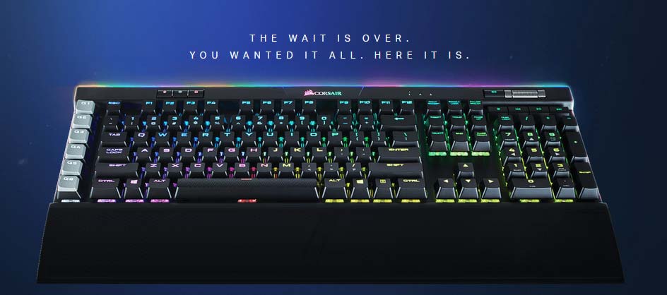 Corsair K95 RGB PLATINUM Clavier Gaming Mécanique | CH-9127014-FR