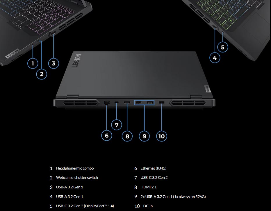 Lenovo Legion Pro 5 Gen 8 Gaming Laptop | 16ARX8