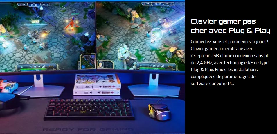 Energy Sistem ESG K4 KOMPACT-RGB Clavier Gaming