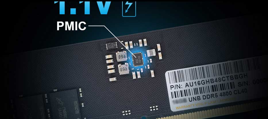 Apacer 16Gb DDR5-4800 MHz RDIMM ECC 1.2V | AP-D52.31282S.001