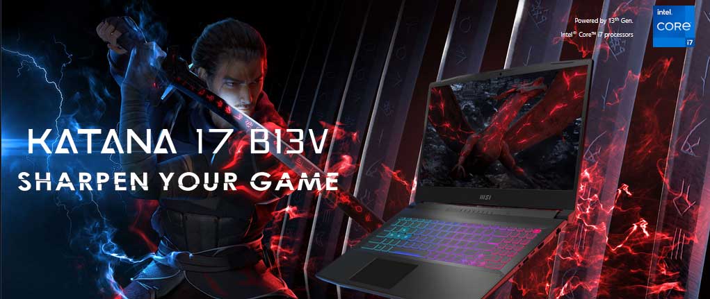 MSI Katana 17 B13V Gaming PC Portable | B13VGK-1022IT