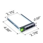 DRIVE CADDY 2,5 pour les serveurs Dell 14-16th Gen 2-5DCS