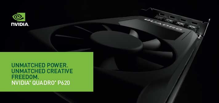 NVIDIA QUADRO P620 2Go Carte graphique P620-NV-HR