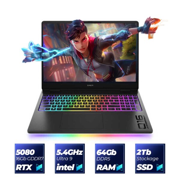 OMEN MAX 16 Ultra 9 275HX RTX 5080 Gaming Laptop | 16-ah0016ns