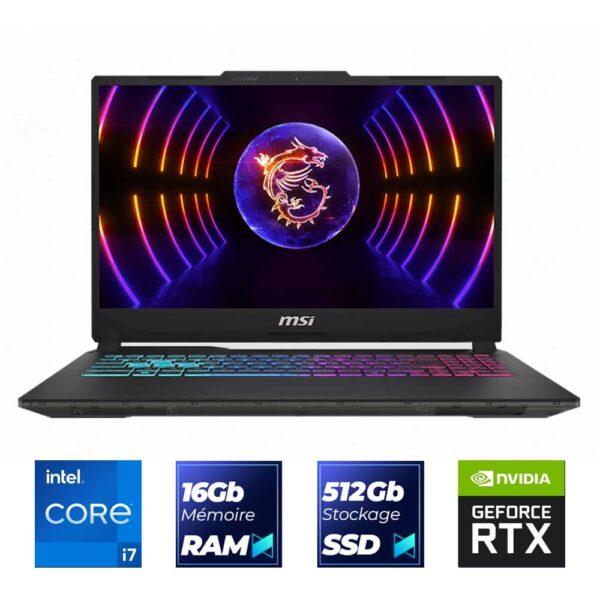 MSI Cyborg 15 A13V RTX 4060 Gaming PC Portable A13VFK-1691FR