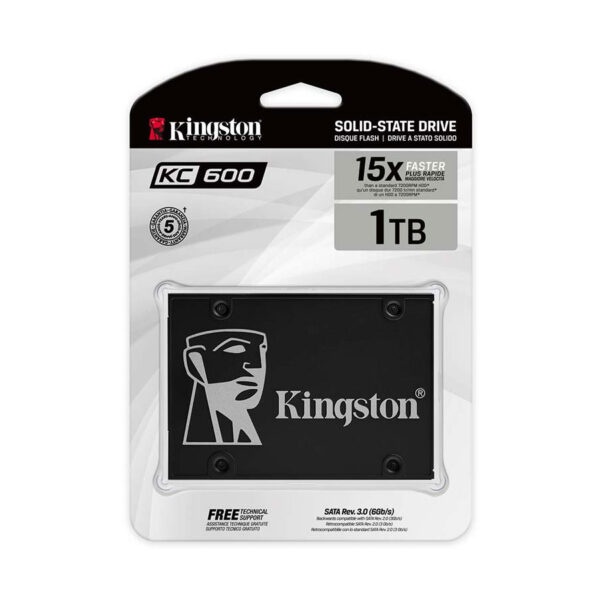 Kingston KC600 1Tb SSD Disque Dur (SKC600-1024G)