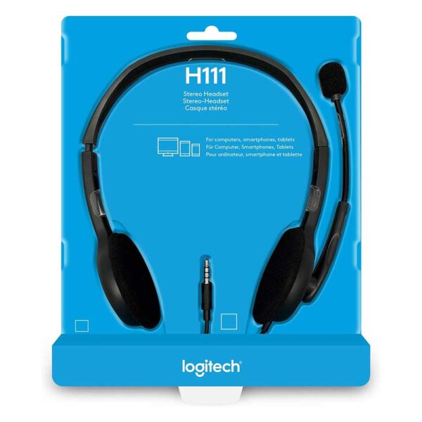 Logitech H111 Stereo Headset Casque (981-000999)