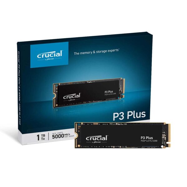Crucial P3 Plus Gen4 1Tb NVMe M.2 SSD | CT1000P3PSSD8