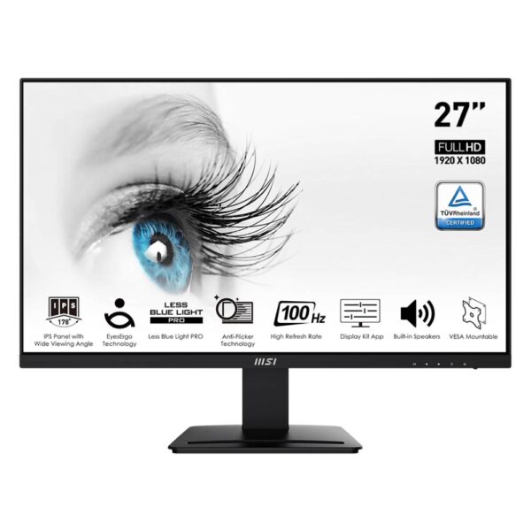 MSI PRO MP273A IPS 100Hz Moniteur | 9S6-3PB4CH-060