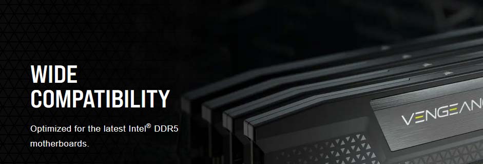 CORSAIR VENGEANCE 64GB (2x32GB) DDR5 DRAM 5600MT/s CL36