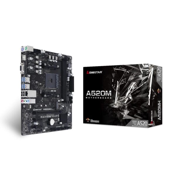 Biostar A520MH AMD AM4 Carte mère | A520MH-AM4