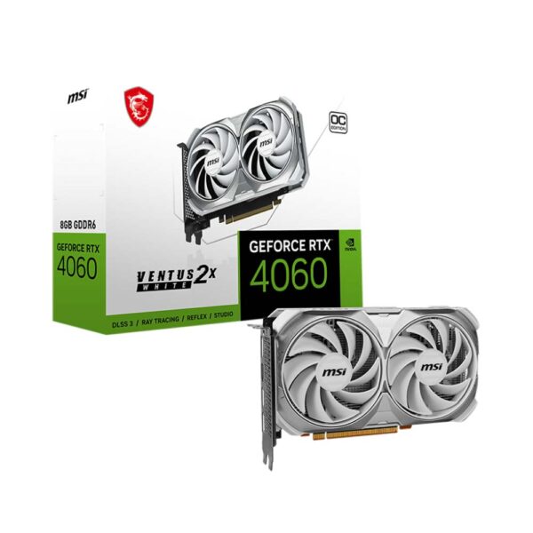MSI GeForce RTX 4060 VENTUS 2X WHITE 8Gb OC | 912-V516-004