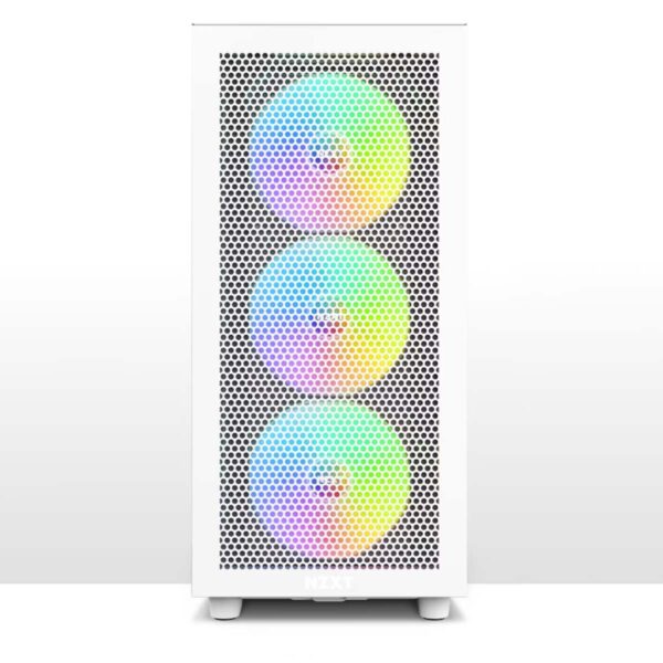 NZXT H7 Flow RGB White ATX Mid-Tower Boiteir | CM-H71FW-R1