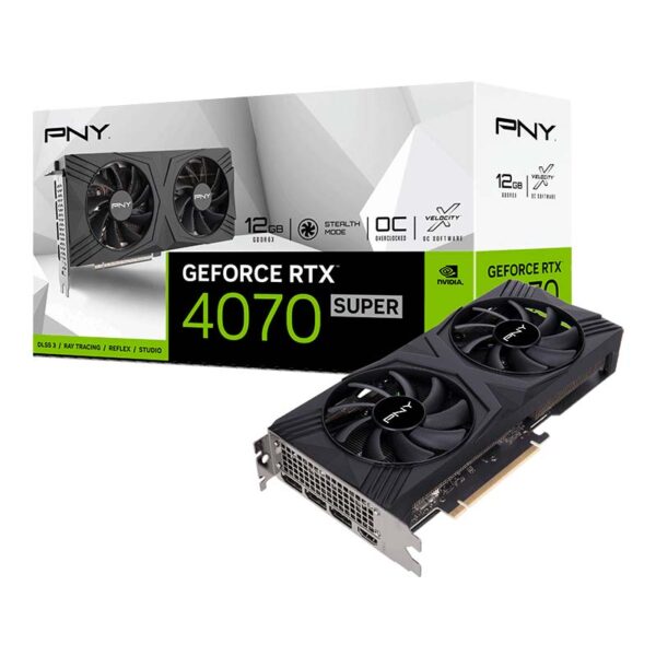 PNY GeForce RTX 4070 SUPER 12Gb VERTO OC | VCG4070S12DFXPB1