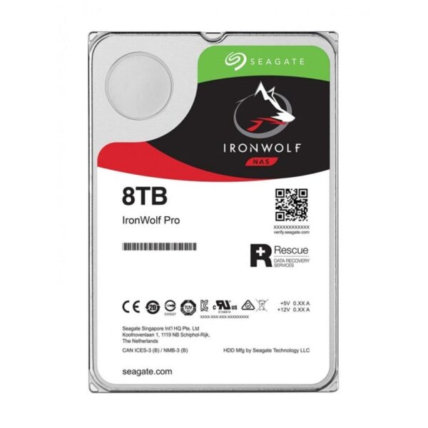 Seagate IronWolf 8Tb NAS Disque Dur 6Gb/s | ST8000VN004
