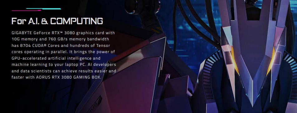 AORUS RTX 3080 GAMING BOX | GV-N3080IXEB-10GD