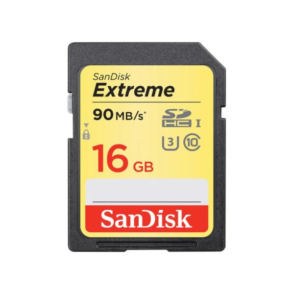 SanDisk 16Gb Extreme SDHC Carte Mémoire | SDSDQM-016G-B35