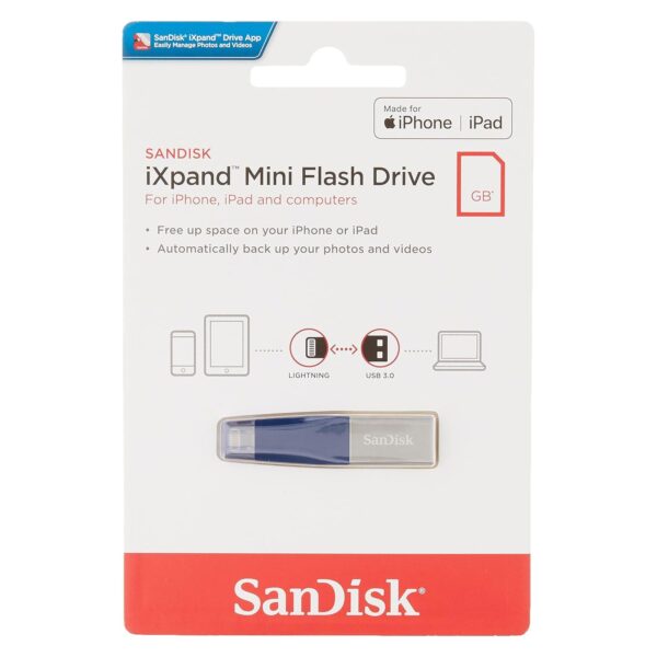 SanDisk iXpand Mini Clé-USB | SDIX40N-128G-GN6NN