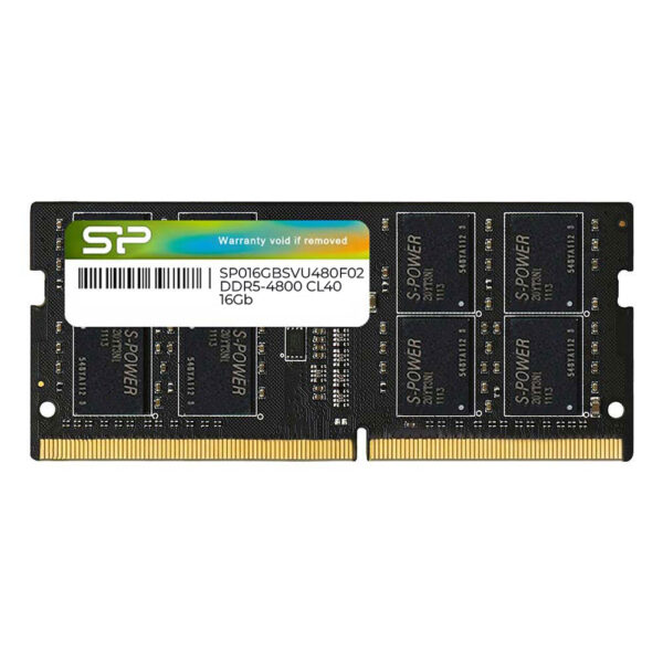 Silicon Power 16Gb DDR5 CL40 4800 RAM | SP016GBSVU480F02
