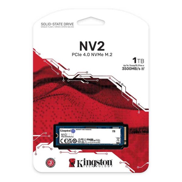 Kingston NV2 1Tb PCIe 4.0 NVMe SSD | SNV2S/1000G