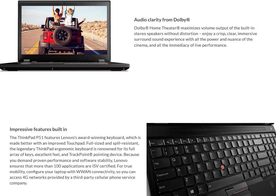 Lenovo ThinkPad P51 E3-1535M V6 Mobile Workstation | 22TP2WPWP51 Lenovo ThinkPad P51 E3-1535M V6 Mobile Workstation | 22TP2WPWP51