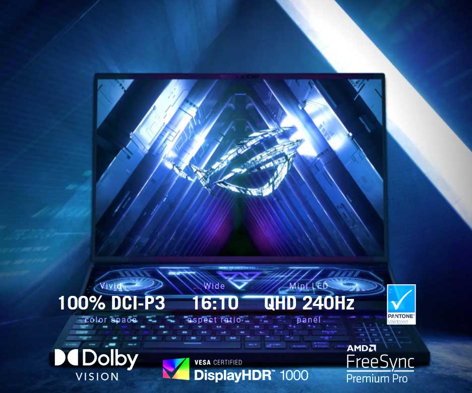 ASUS ROG Zephyrus Duo 16 GX650 Pc Portable Gaming | GX650PZ-XS96 ASUS ROG Zephyrus Duo 16 GX650 Pc Portable Gaming | GX650PZ-XS96