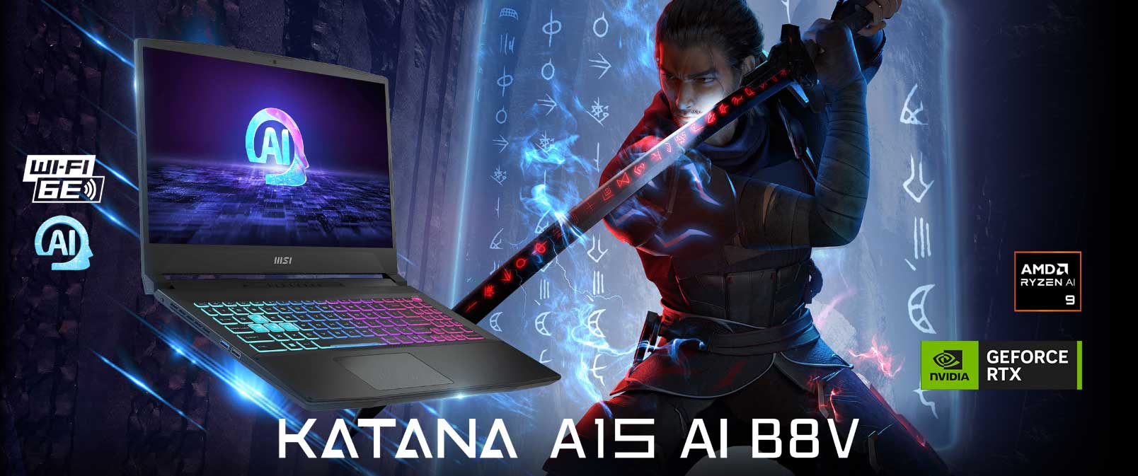 MSI Katana A15 AI B8VG PC Portable Gaming | B8VG