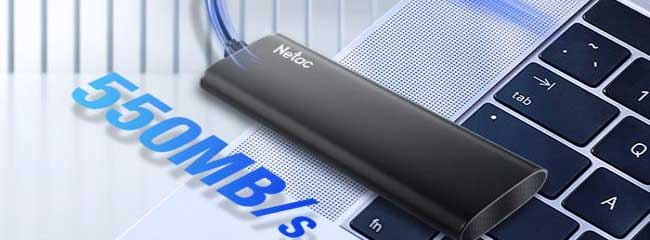 Netac externe Portable SSD 250GB disque Dur | B08BJ1S5CP