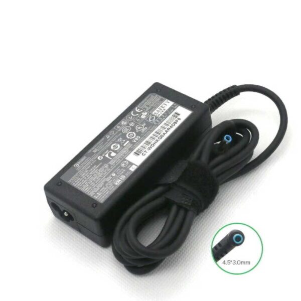 Chargeur HP Fiche Bleu Occasion ORIGINAL  – 65W 19.5v, 3.33A