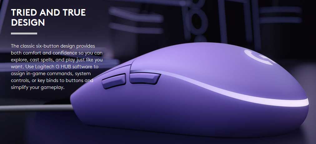 Logitech G102 LIGHTSYNC RGB Gaming Souris Blanc | 910-005803