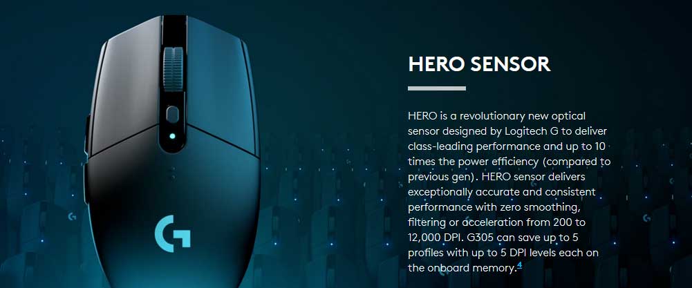 Logitech G305 Lightspeed Wireless Souris Gaming | 910-005280