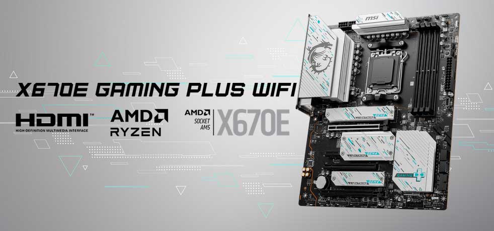 MSI X670E GAMING PLUS WIFI Carte mère | AMDX670E