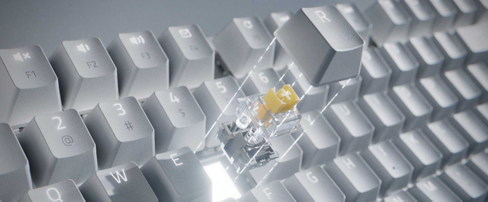 Razer Pro Type Utra Yellow Switch Clavier RZ03-04110100