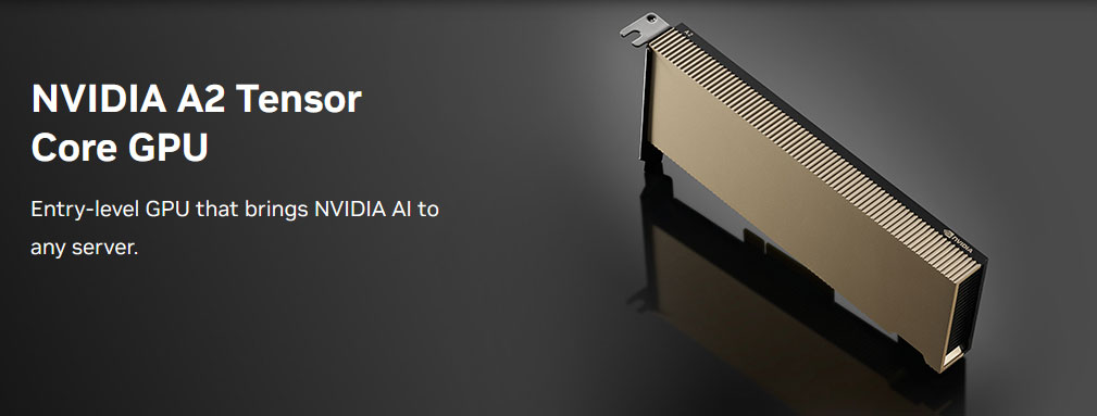 NVIDIA A2 Tensor Core GPU 16GB Carte Graphique NV-A2-16GR6