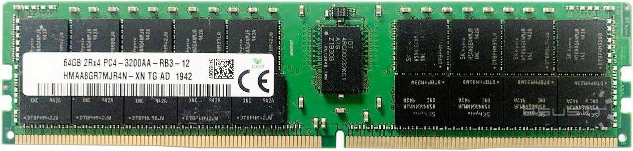 RAM 64Gb DDR4-3200MHz PC4 ECC RDIMM | HMAA8GR7MJR4N-XN
