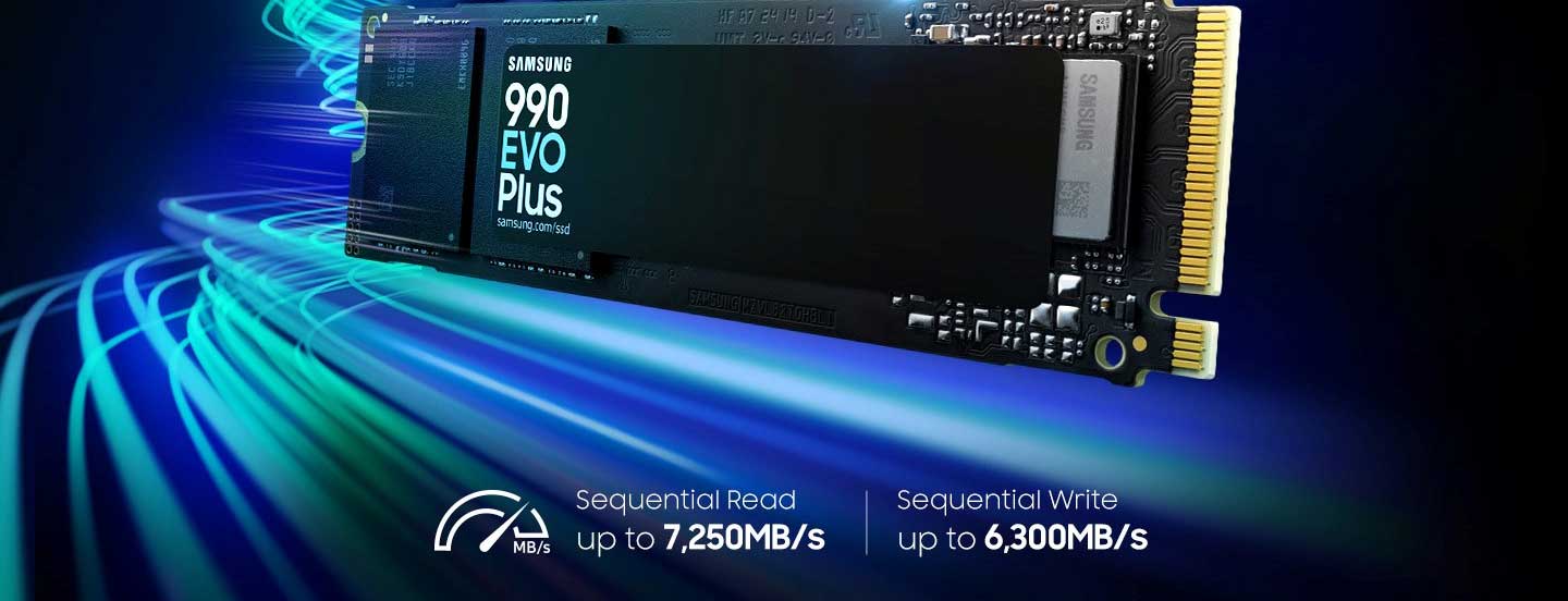 SAMSUNG 990 EVO Plus 1Tb SSD Gen4 NVMe M.2 | MZ-V9S1T0