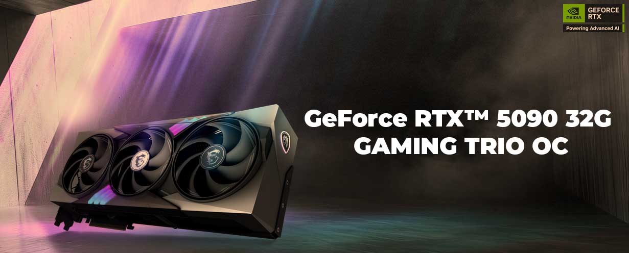 MSI GeForce RTX 5090 32G GAMING TRIO OC | G5090-32GTC