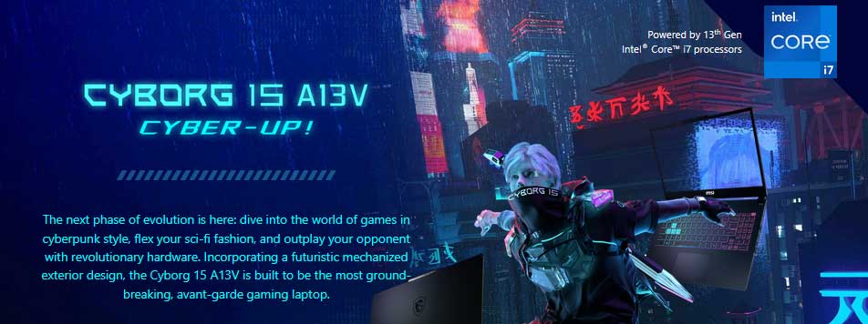 MSI Cyborg 15 A13V RTX 4060 Gaming PC Portable | A13VF-1474MA