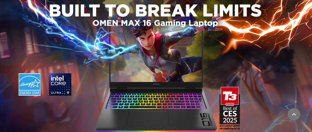 OMEN MAX 16 Ultra 9 275HX 240Hz Gaming Laptop| 16-ah0097nr