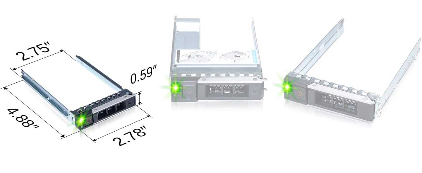 DRIVE CADDY 2,5 pour les serveurs Dell 14-16th Gen 2-5DCS