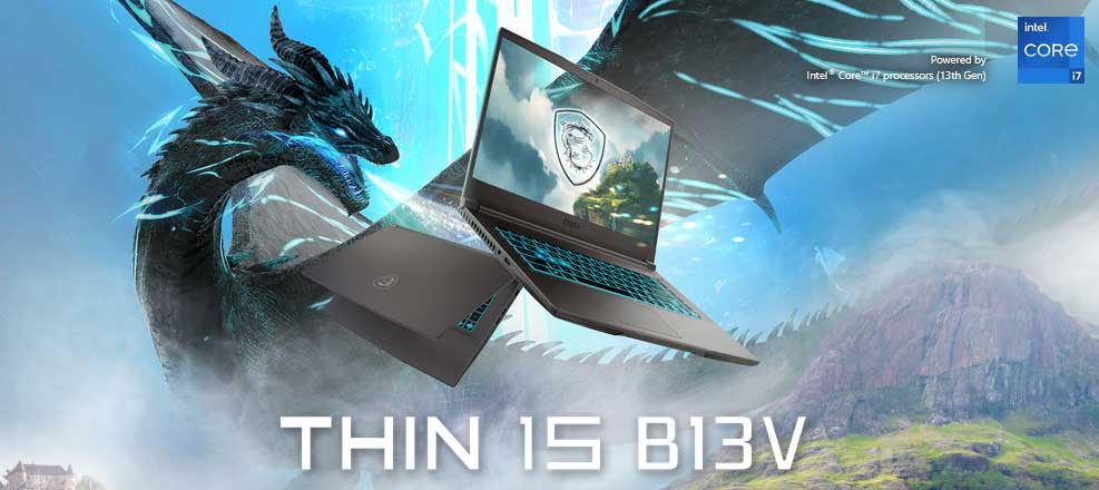 MSI Thin 15 B13V PC Portable Gaming | B13VE-2660XMA