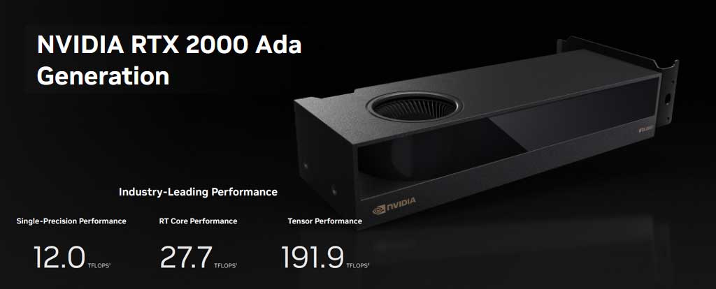 Nvidia RTX 2000 ADA 16Gb GDDR6 | VCNRTX2000ADA-PB