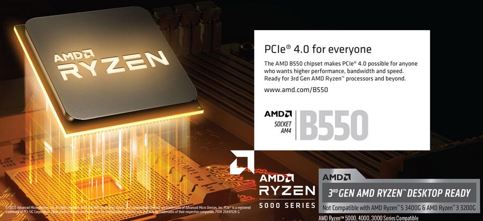 Gigabyte B550M DS3H Carte Mère Ultra Durable B550M-DS3H