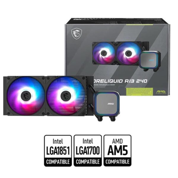 MSI MAG CORELIQUID A13 240 Noir Refroidisseur | A13-240